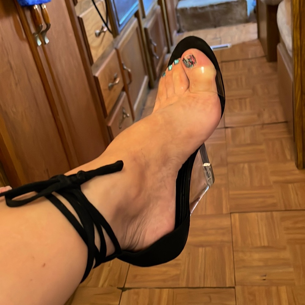 Cute fashion nova clear tie up